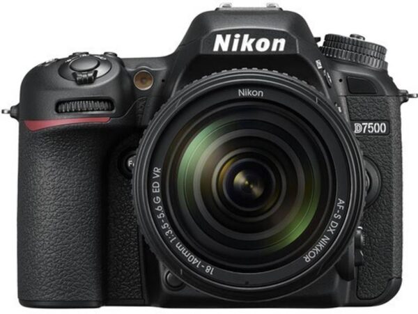 NIKON D7500 DSLR Camera Body with 18-140 mm Lens  (Black)
